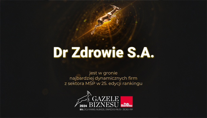 Gazele Biznesu 2024 dla dr Zdrowie S.A.